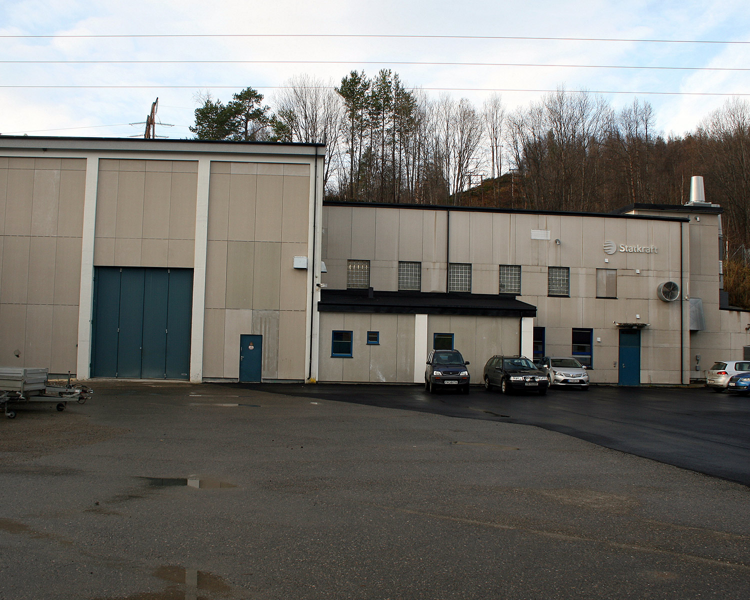 Bardufoss power plant reception building