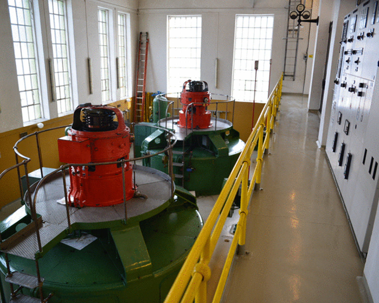 Machine hall at Reinforsen power plant