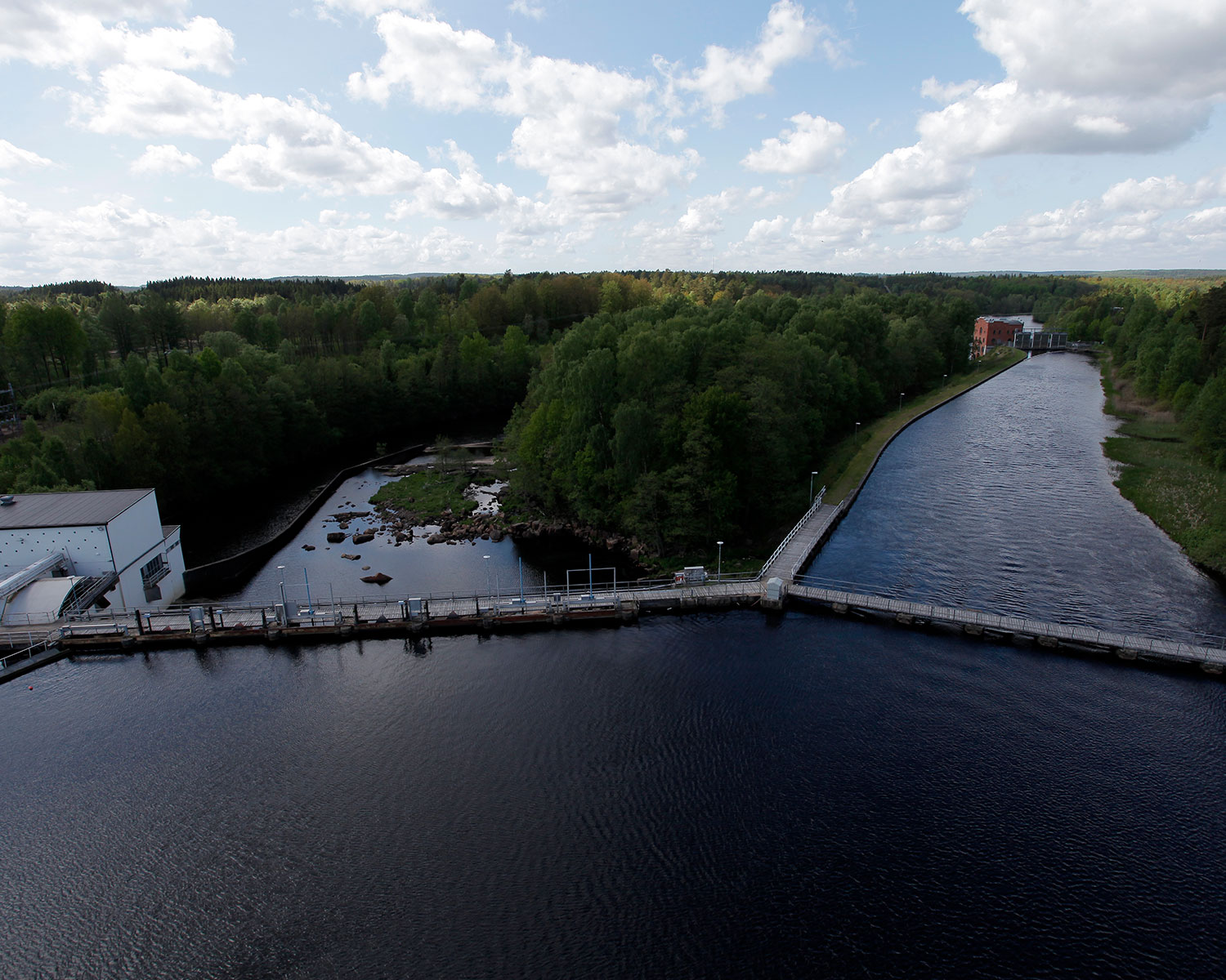Majenfors nya hydropower plant