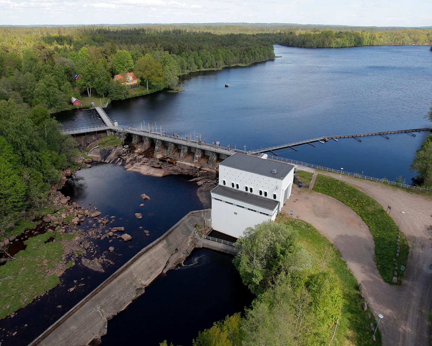 Majenfors nya hydropower plant