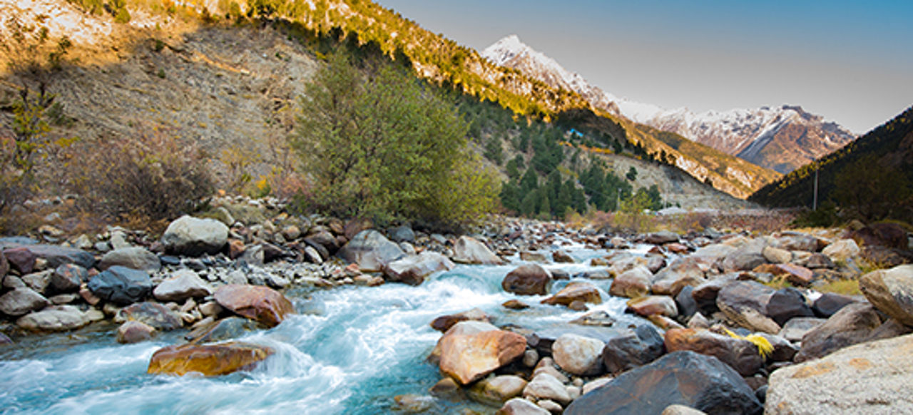 River and stones