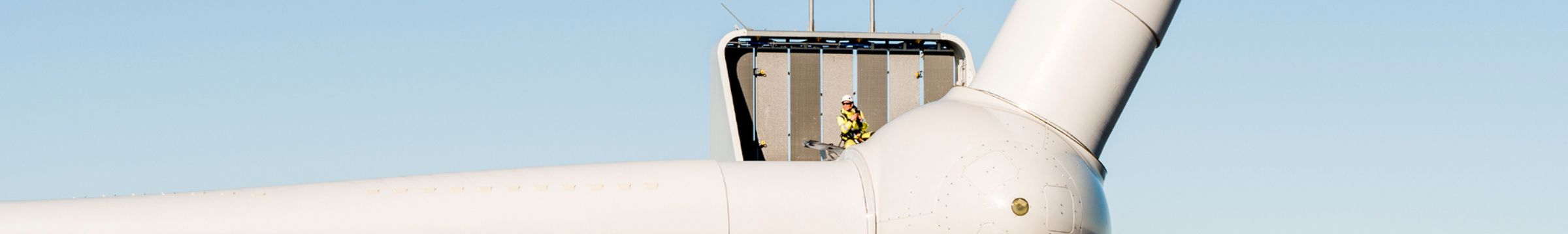 On top of a windmill