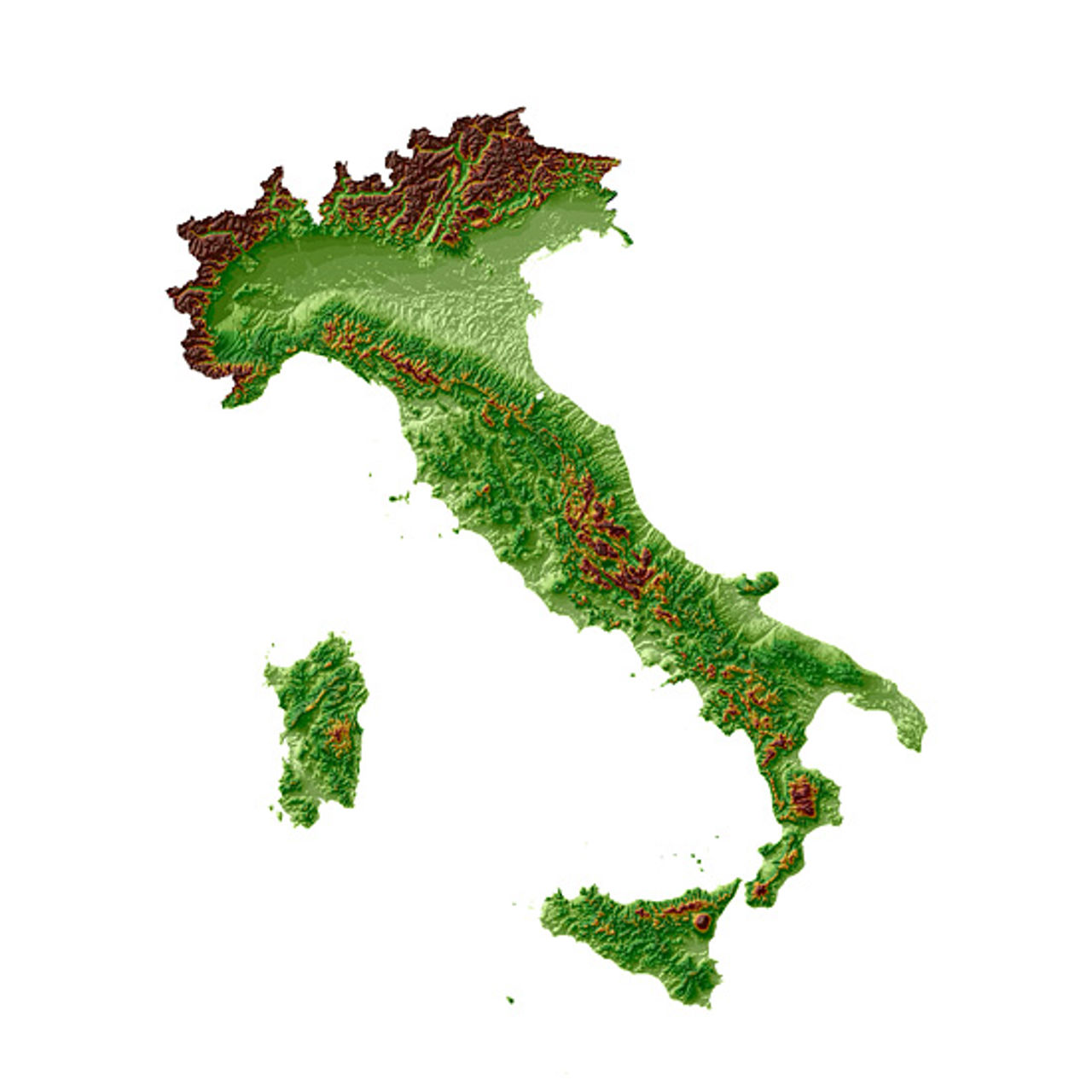 Map of Italy