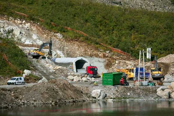 Tunnel entrance