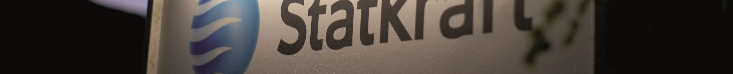 Sign with Statkraft logo